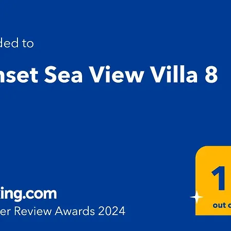 Villa Sunset Sea View 8 *